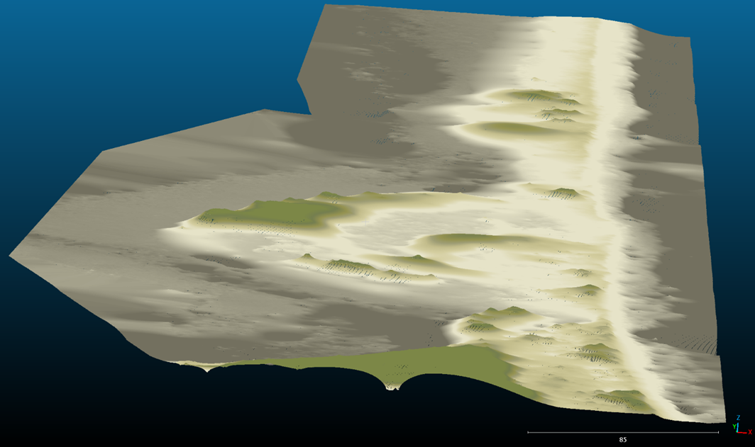 Custom DTM visualization - alternate angle